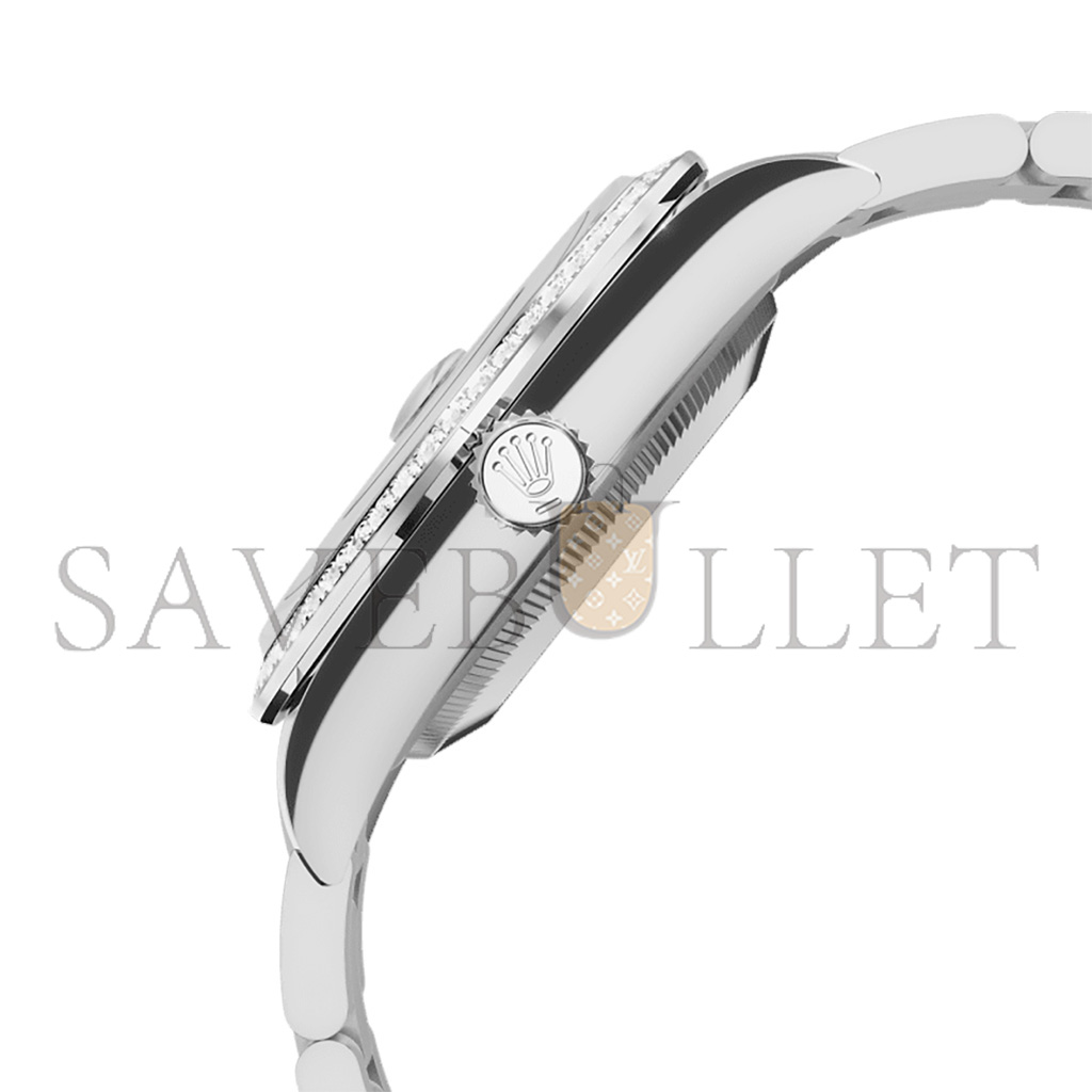r*l*x datejust 36 oyster, 36 mm, oystersteel, white gold and Di*m*nds watch 126284rbr-0022